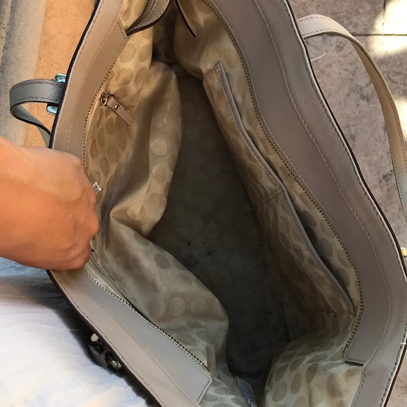 Kate Spade Cedar Street Harmony Gray Leather Tote - Picture 5 of 5